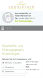 Mobile Screenshot of martinerhof-kosmetik.at